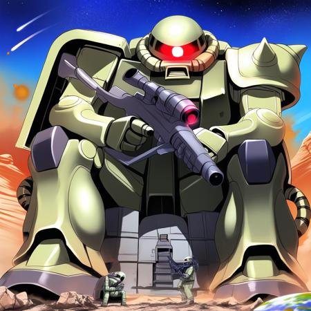 Zaku II Mobile Suit V3