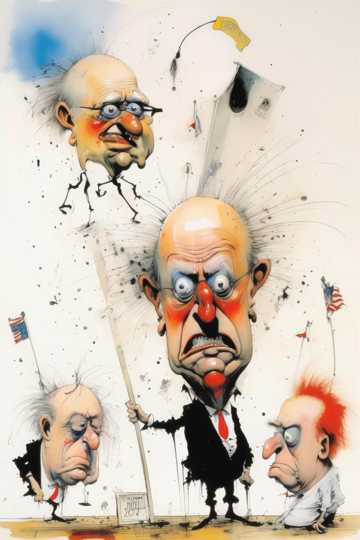 Ralph Steadman Style image by Kappa_Neuro