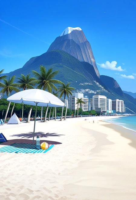 Rio de Janeiro (Brazil) Background - SDXL + Illustrious SDXL