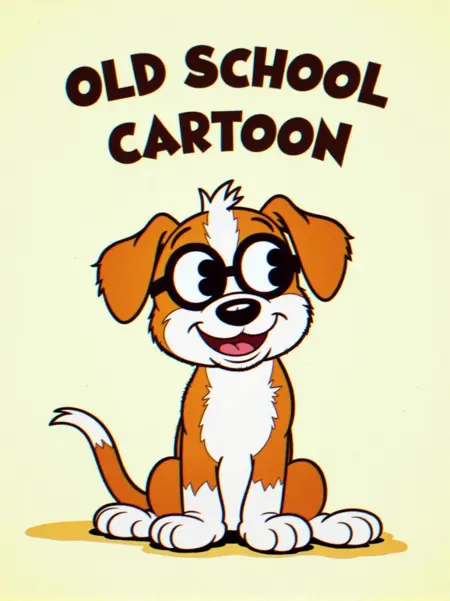 Old School Cartoon Style for FLUX