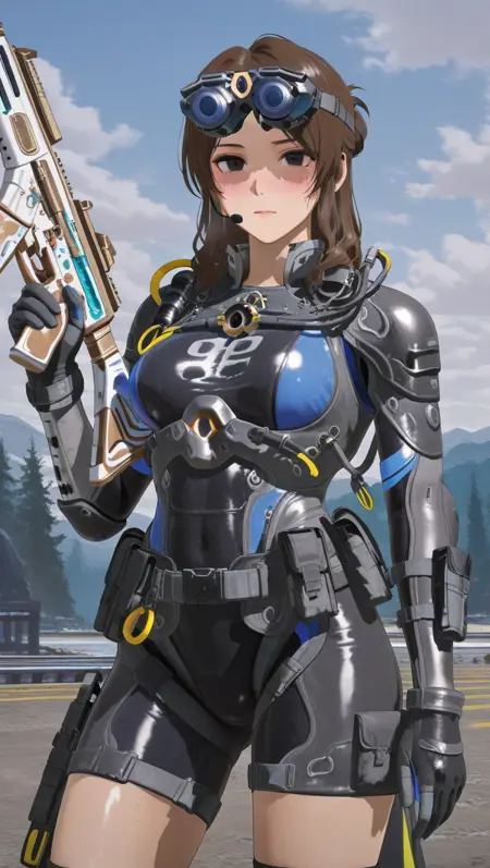 克莱尔 里士满 * 雅莉丝 [深潜护卫]-使命召唤手游（Claire Richmond * Alias [Deep Diver]-Call of Duty Mobile）