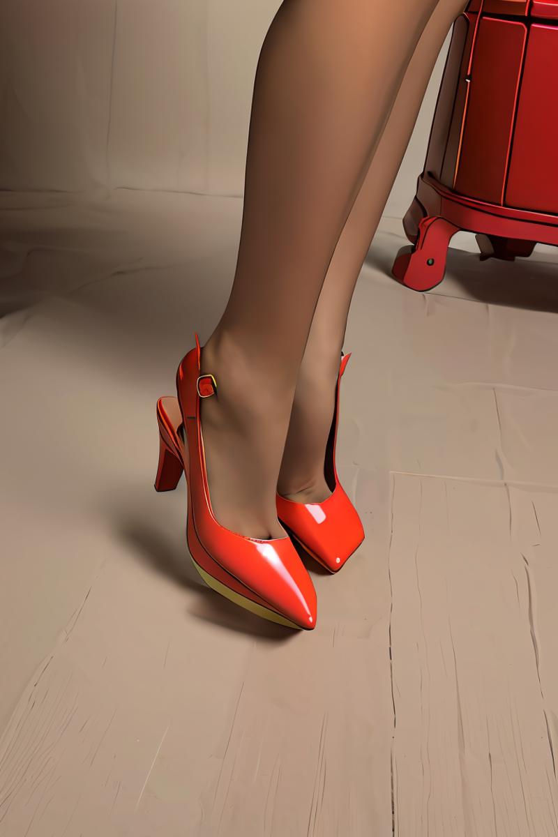 Retro Open Back Heels image by MarkWar