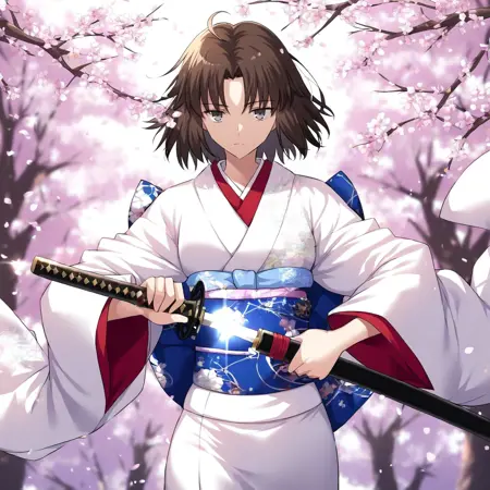 ryougi shiki(japanese clothes ver)
