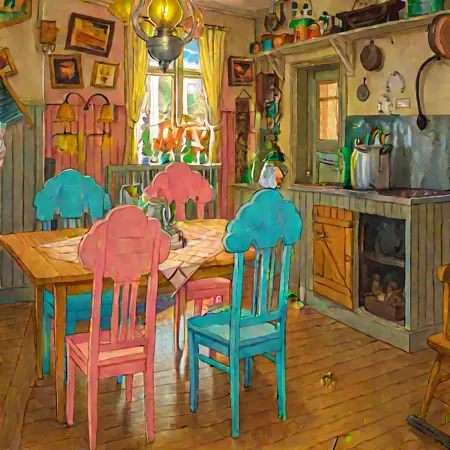 pippi longstocking's home interior V1