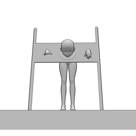Village Pillory - Punishment Pose Pack
