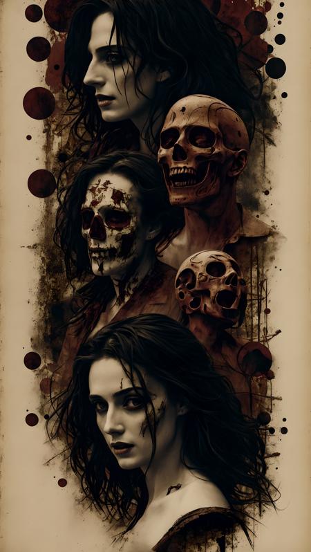 masterpiece, top quality, best quality, official art, beautiful and aesthetic, imagery of horror
