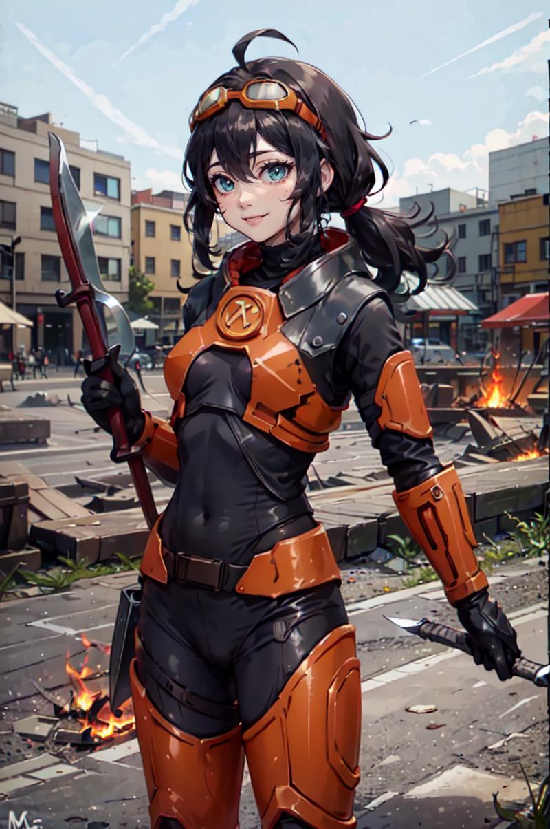 HEV Suit (Half Life) LoRA image by Maxetto