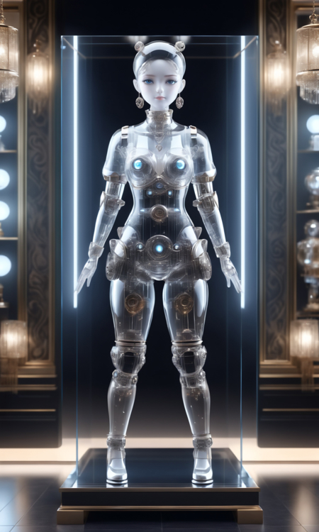 transparent robot transparent mecha