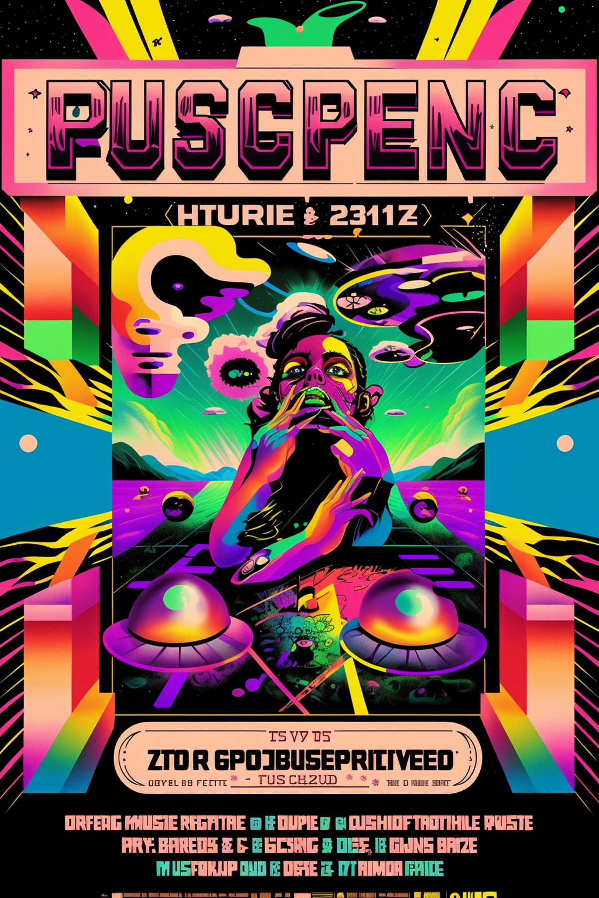 Psychedelic Poster image by Ciro_Negrogni