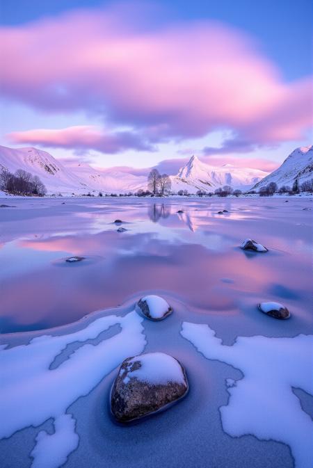 Spectacular landscapes Ice Desert style.