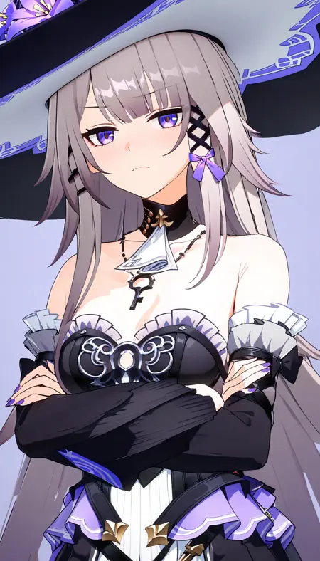 (Animagine) The Herta|大黑塔 LoRA (Enhanced clothing details 服装细节增强) Honkai:Star Rail 崩坏:星穹铁道