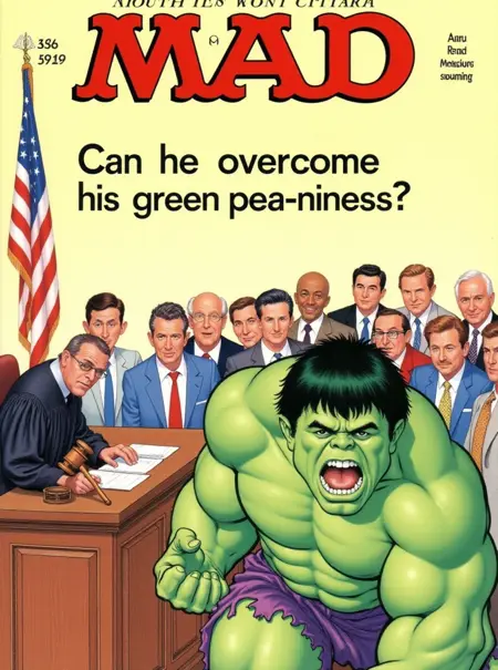 MAD Magazine Cover (1980s style)