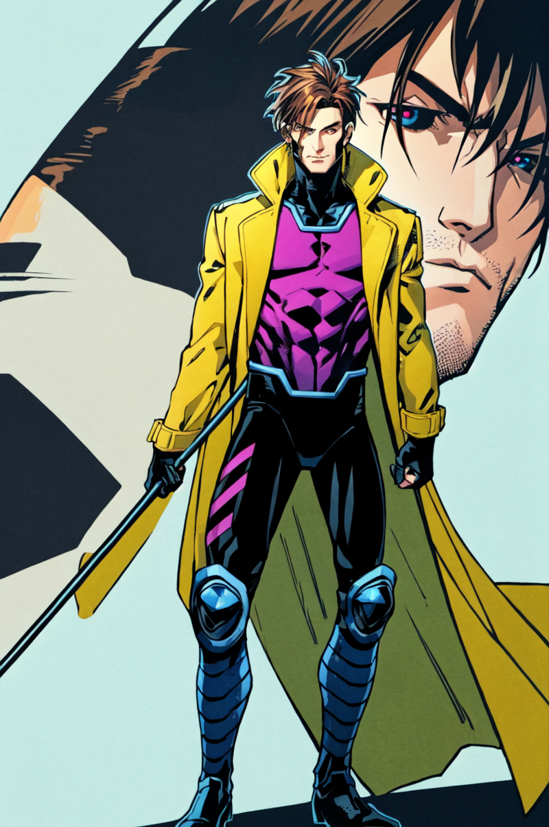 Remy Lebeau of X-men (GAMBIT) - v4 Showcase