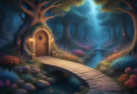 Anime coloring.In a whimsical world, a beautiful fairy garden blooms with vibrant flowers and sparkling fountains. A delicate, crystal bridge spans a gentle stream, leading to a majestic tree with leaves that shimmer like diamonds. A friendly, fluffy rabbit hops along the winding path, surrounded by fluttering butterflies and sweet, singing birds. The garden is filled with hidden treasures, like a tiny, glowing fairy door and a secret, shimmering cave. A soft, fluffy cloud drifts lazily across the sky, casting a warm, gentle shadow over the garden. The air is filled with the sweet scent of blooming flowers and the soft, soothing sound of gentle chimes. It's a peaceful, magical place where dreams come alive and wonder waits around every corner.