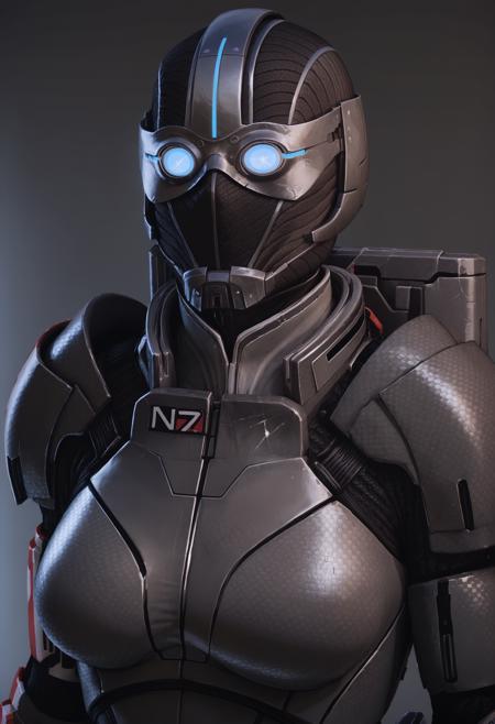 Shepard with Recon Hood - Mass Effect [SDXL Pony] V1