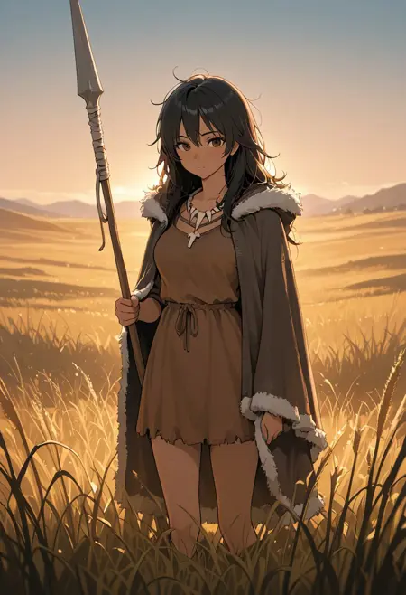 Anime Style Prehistoric Dress (Ice Age / Stone Age)