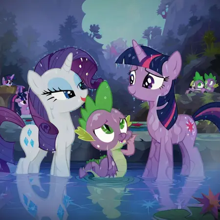 Twilight, Rarity and Spike Together