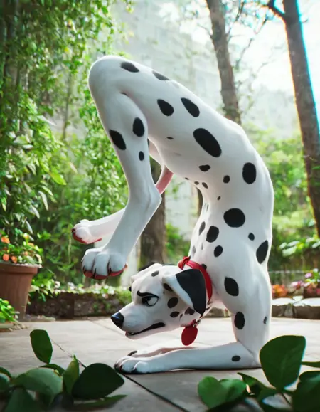 Fluffy Yoga poses