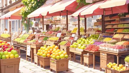 <lora:niji_vn_bg:1>, niji_vn_bg, no humans,
London city, commercial and market place, fruits, delicate flowers and pretty little colorful clothes shop::4.9 extraterrestrial::4 natural lighting::1 Olympus, 18 mm Lens, Raw