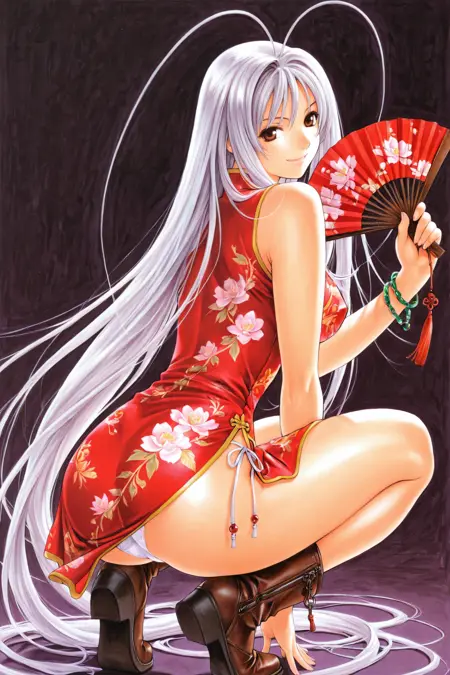 [illustrious XL] Oh! great (Ogure Ito)/ 大暮维人《Tenjho Tenge》/《天上天下》 Maya Natsume、Aya Natsume- Artist Style