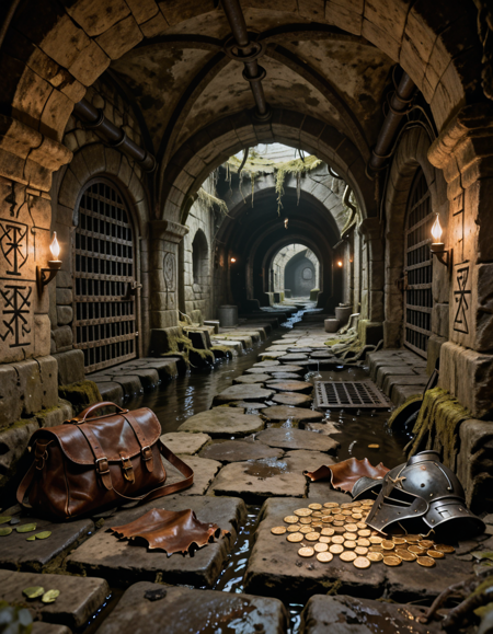 medieval village sewers illu v1.0