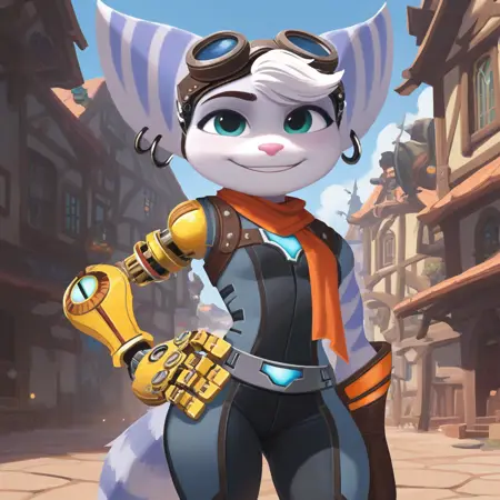 Rivet The Lombax (Ratchet and Clank: Rift Apart) ILLUSTRIOUS