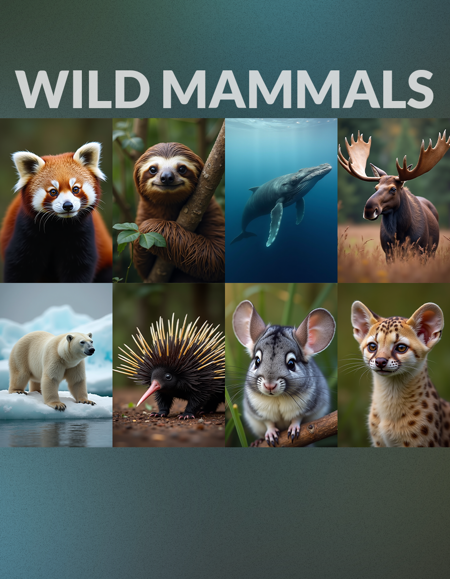 Animal Wildcards & Reference for FLUX Wild Mammals