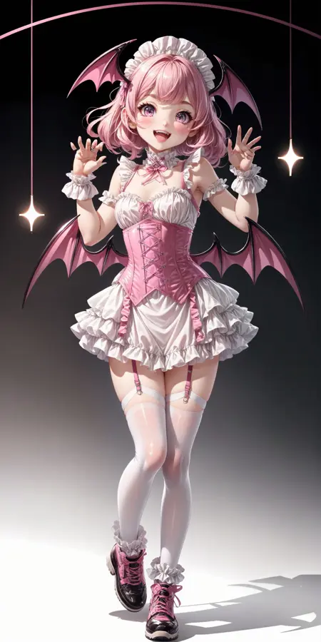 Cute Bat Maid Dress