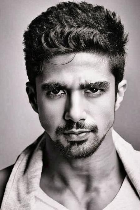 person a man <lora:saqib-saleem_Sendhil-Ramamurthy:1> as boxer, shirtless, realistic body,