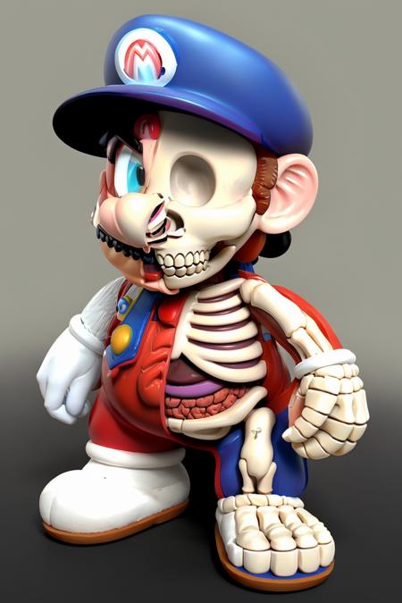 super mario ,  skeleton_toy