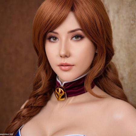 annaifert, cosplayeranna, cosplayerannaifert, 1girl, solo, portrait, realistic,