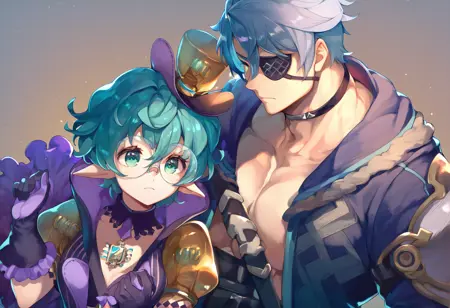 Xenoblade Chronicles 2 - Pandoria and Zeke (サイカ & ジーク) PonyXL