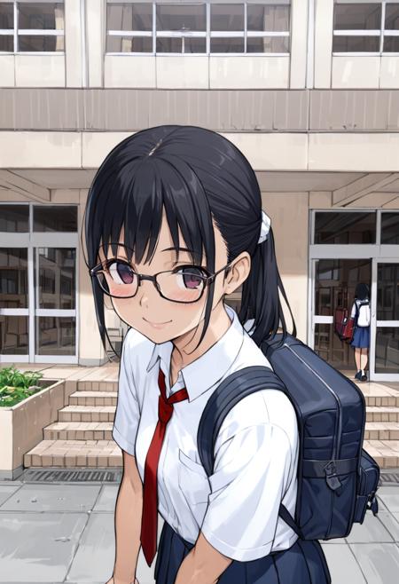 学校の昇降口（入口） School Entrance SDXL SDXL_V1