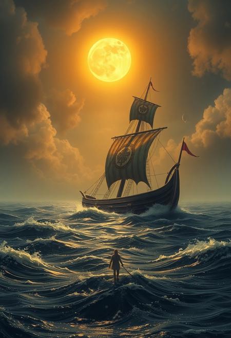 Fallen
No drums echo on waves
Sunken
Long-lost the kingly message
Fallen
Fallen is the herald
Sunken
Is the oaken ship