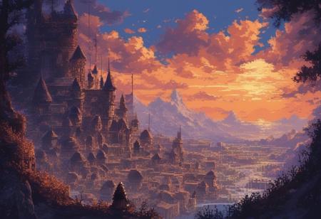 score_9, score_8_up, score_7_up, ultra quality, d3p1x3l, pixel art, scenery
heavily armored medieval knight, meadow, dragons in the sky, sunrise