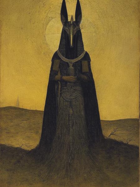 <lyco:JohnBauer:1.0> Anubis by John Bauer