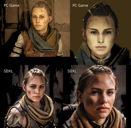 Amicia de Rune (A Plaque Tale) SDXL