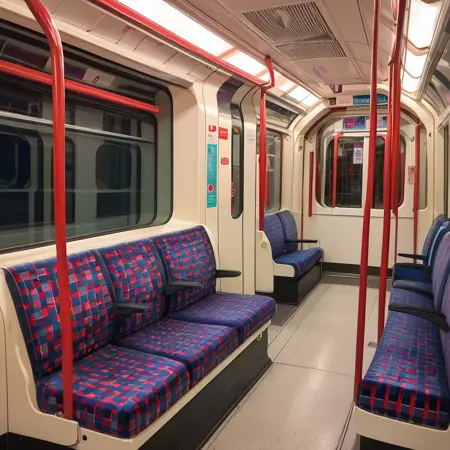 London tube carriage