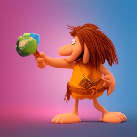 tiny cute groo toy, standing character, soft smooth lighting, soft pastel colors, skottie young, 3d blender render, polycount, modular constructivism, pop surrealism, physically based rendering, square image,