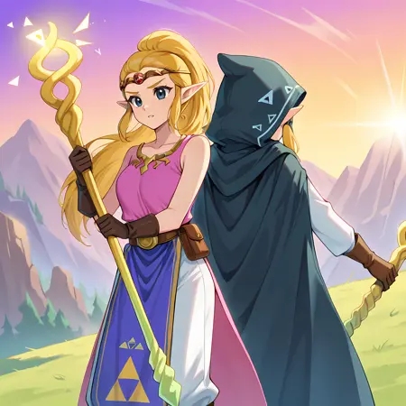 Princess Zelda - Echoes of Wisdom - Illustrious