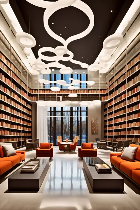 XSArchi_125图书馆+书房(家装)Library + Study (Home decoration)