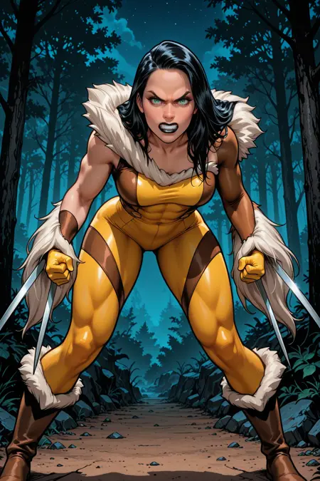 Sabertooth Laura Kinney (Marvel Comics) | Illustrious / NoobAI