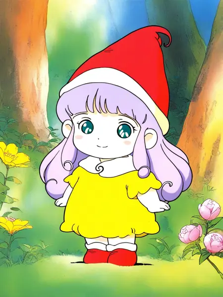 メモル illustrious Memole (Tongari boushi no Memole/Little Memole)