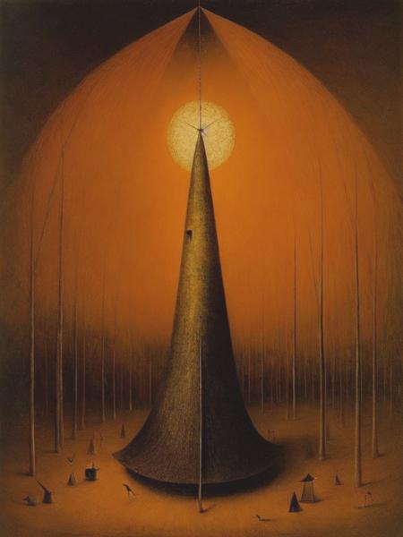 <lyco:RemediosVaro:1.0> 1954 by remedios varo