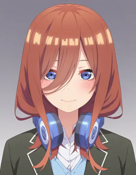 [ILXL] Miku Nakano 中野三玖 | Gotoubun no Hanayome 五等分の花嫁 (The Quintessential Quintuplets) - COMMISSION