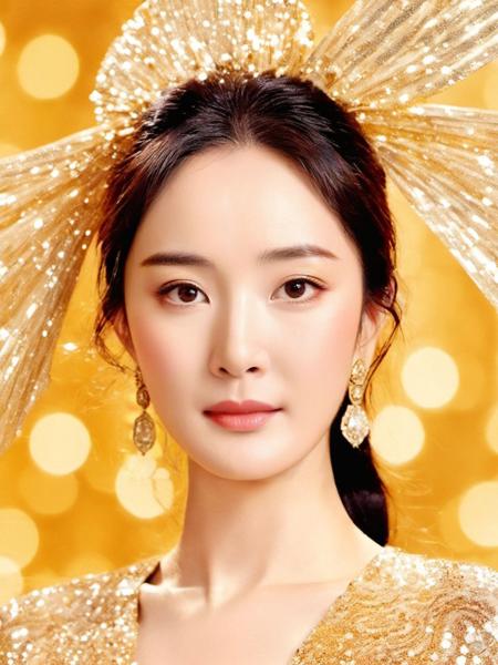 yangmi woman,grin,fashion,(high resolution:1.48),warm color palette
 make-up, S13681353,45-453744,13731155, glittery, prankshiny, vast adherwood, e art nou <lora:yangmi_XLL6e4_10:0.6>