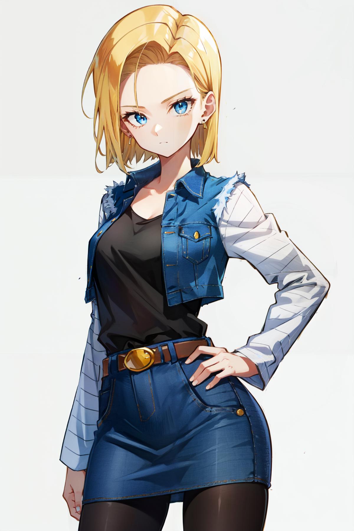 Android 18 (Dragon Ball) LoRA - one, Stable Diffusion LoRA
