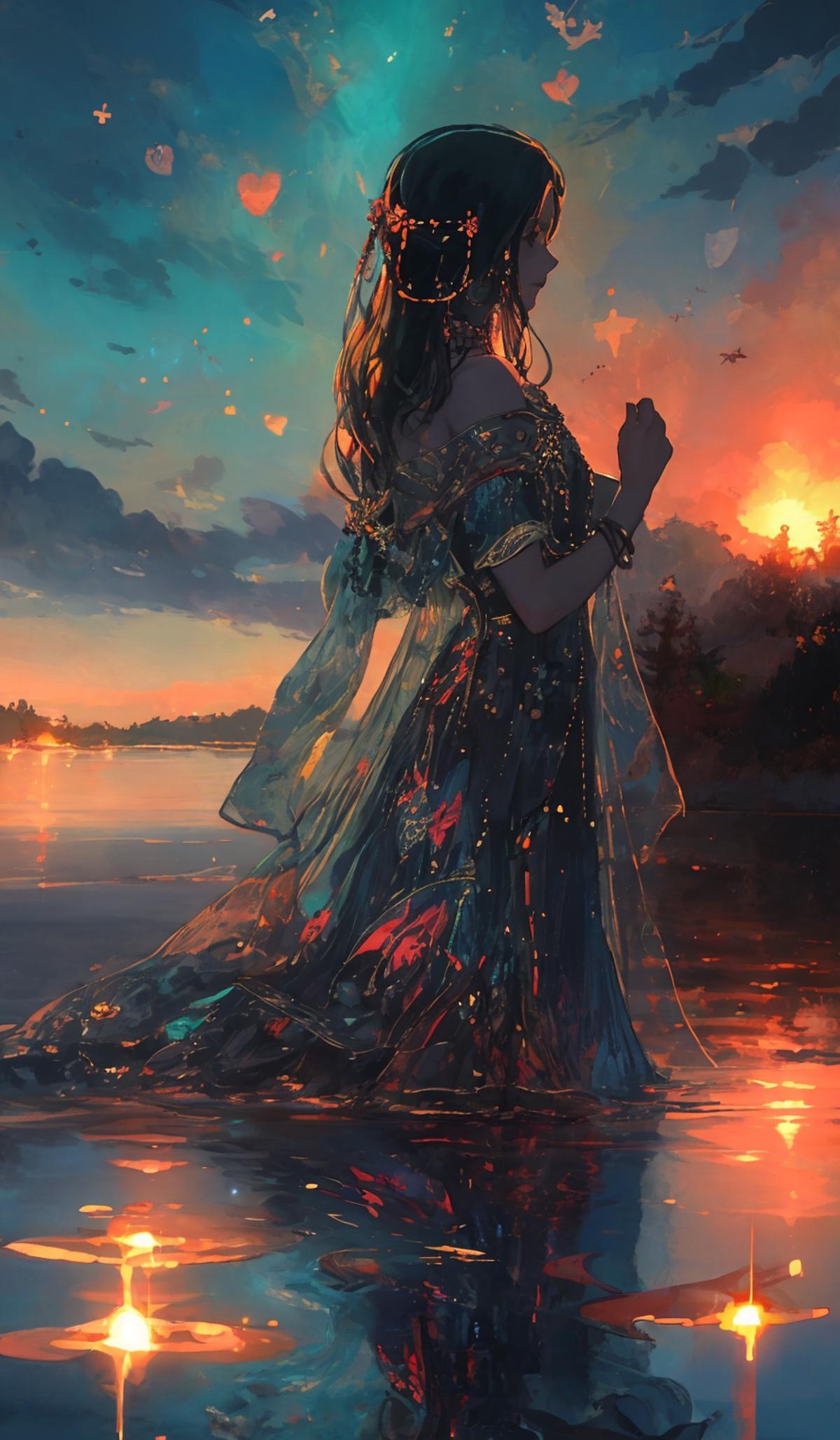 [LoRA] Gem shadows / 放浪者の歌 Concept (With dropout & noise version) v1