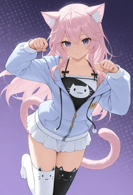 Nyatasha Nyanners (5 Outfits) | Independent VTuber | [NoobAI-XL EPS v1.1]