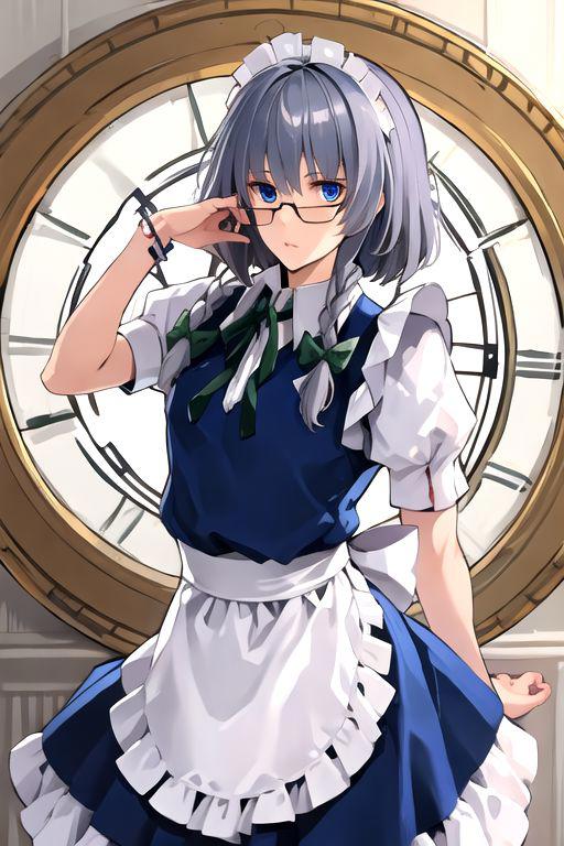 izayoi sakuya (touhou) 十六夜咲夜 东方project image by TK31